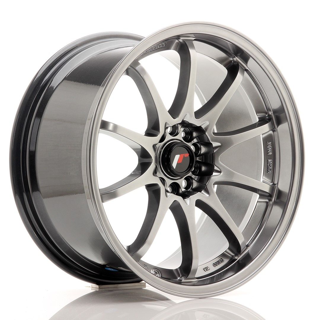 Image of JR-Wheels JR5 Velgen 18 Inch 9.5J ET22 5x114.3 Hyper Black