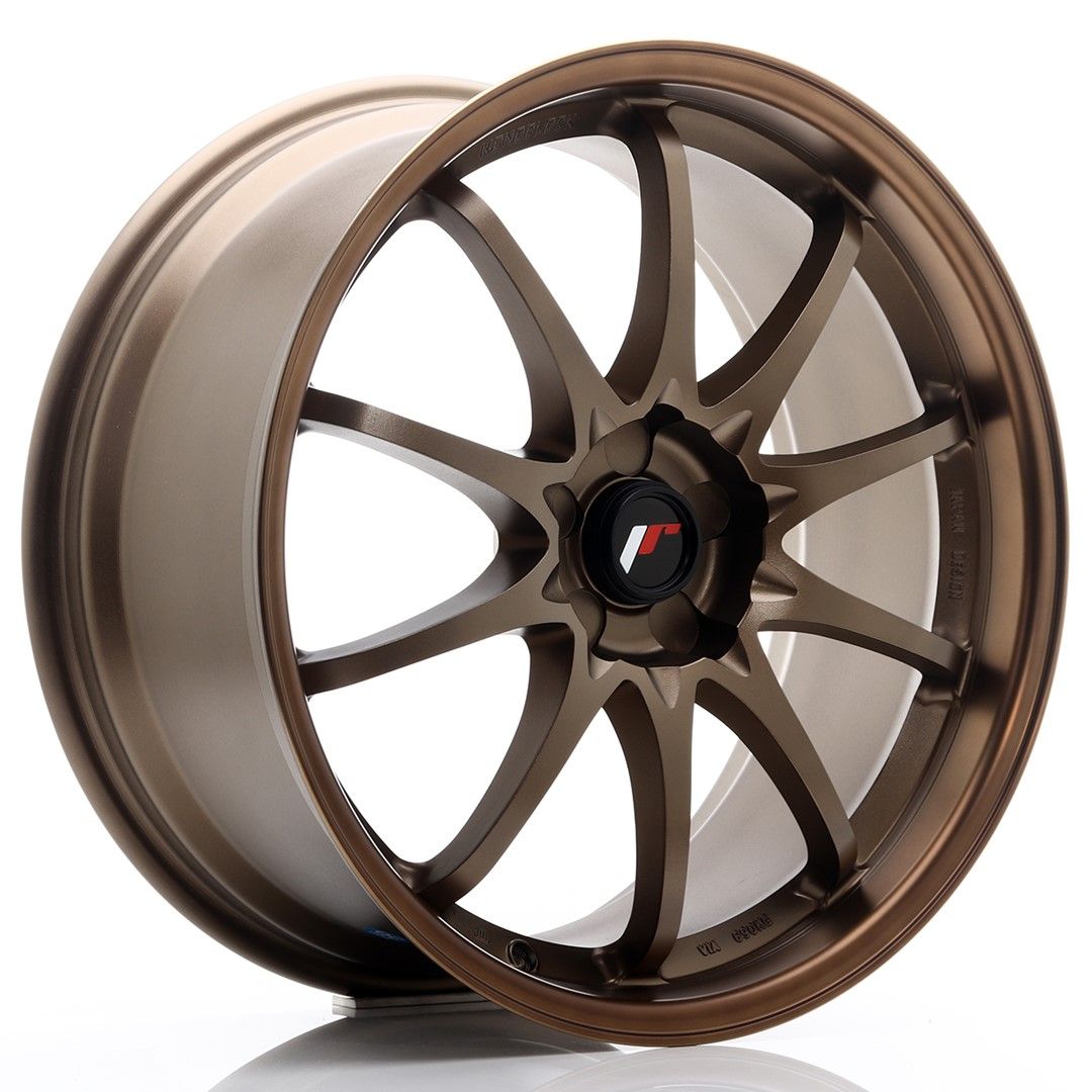 Image of JR-Wheels JR5 Velgen 19 Inch 8.5J ET43 Custom PCD Dark Anodized Bronze
