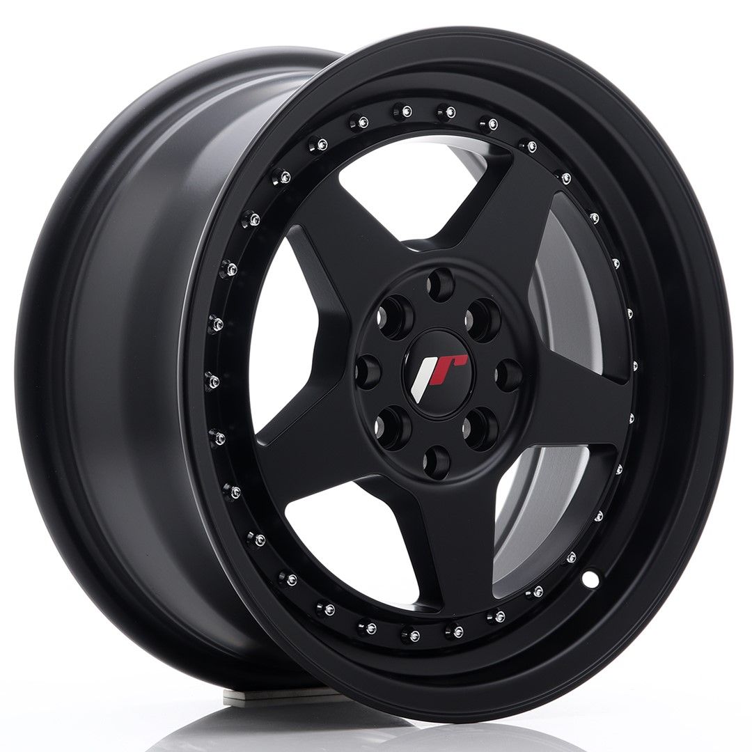Image of JR-Wheels JR6 Velgen 16 Inch 7J ET35 4x100,4x114.3 Flat Black