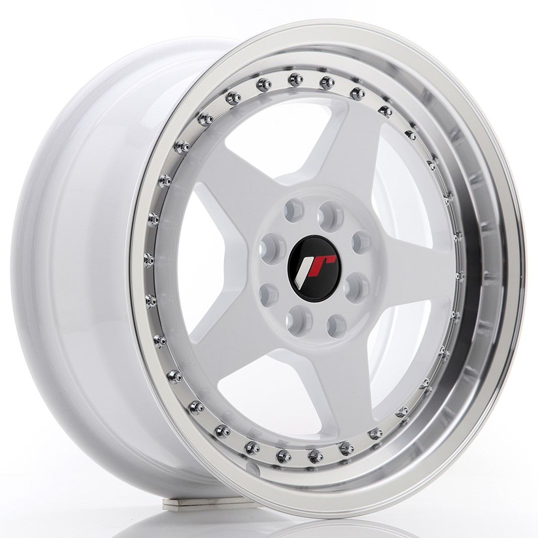 Image of JR-Wheels JR6 Velgen 16 Inch 7J ET35 4x100,4x114.3 White