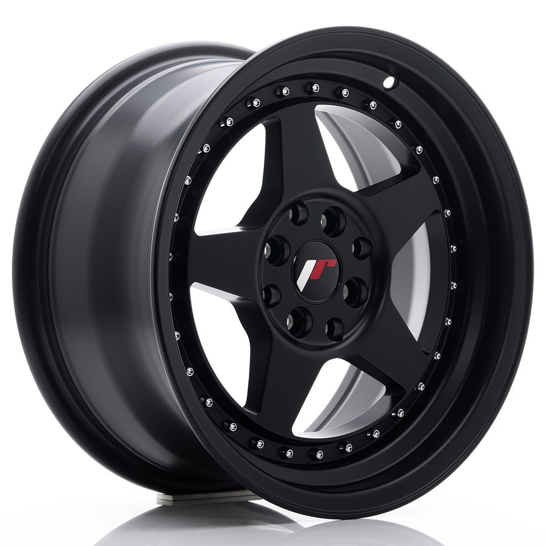 Image of JR-Wheels JR6 Velgen 16 Inch 8J ET30 4x100,4x114.3 Flat Black