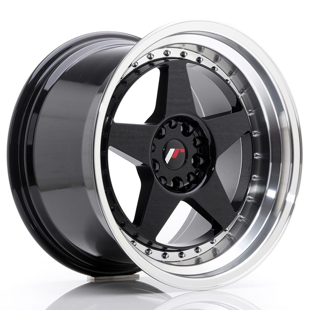 Image of JR-Wheels JR6 Velgen 18 Inch 10.5J ET25 5x114.3,5x120 Gloss Black