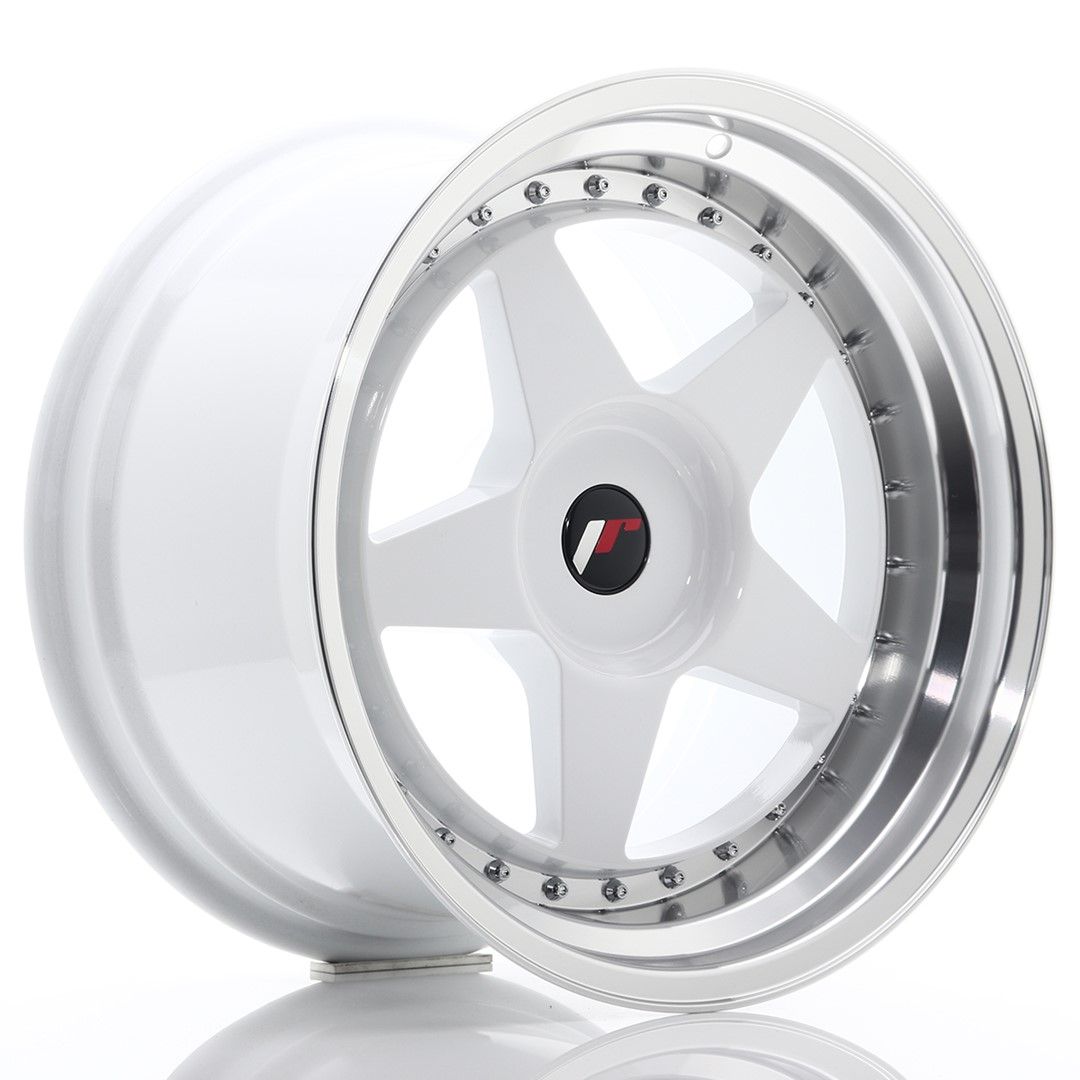 Image of JR-Wheels JR6 Velgen 18 Inch 10.5J ET0-25 Custom PCD White