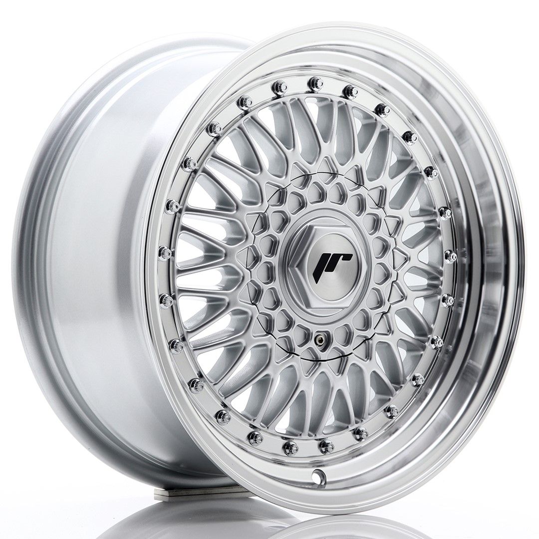 Image of JR-Wheels JR9 Velgen 16 Inch 7.5J ET25 4x100,4x108 Silver Machined Lip