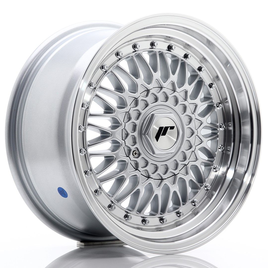 Image of JR-Wheels JR9 Velgen 16 Inch 8J ET25 4x100,4x108 Silver Machined Lip