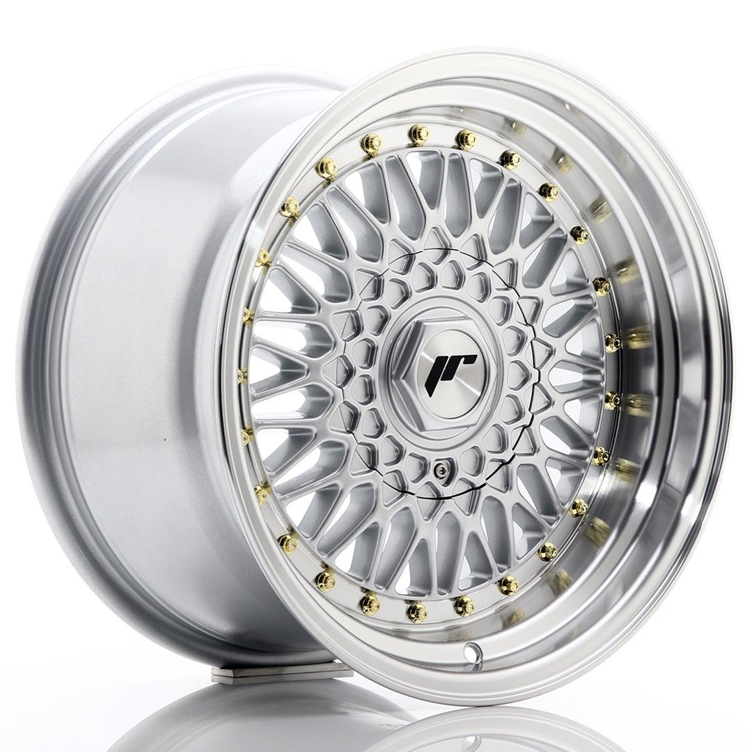 Image of JR-Wheels JR9 Velgen 16 Inch 9J ET20 4x100,4x108 Silver Machined Lip