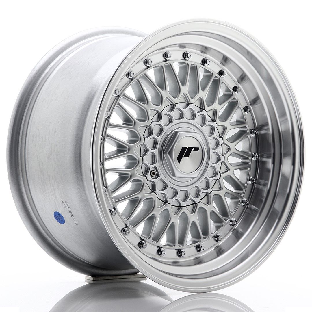 Image of JR-Wheels JR9 Velgen 16 Inch 9J ET20 4x100,4x108 Silver Machined Lip