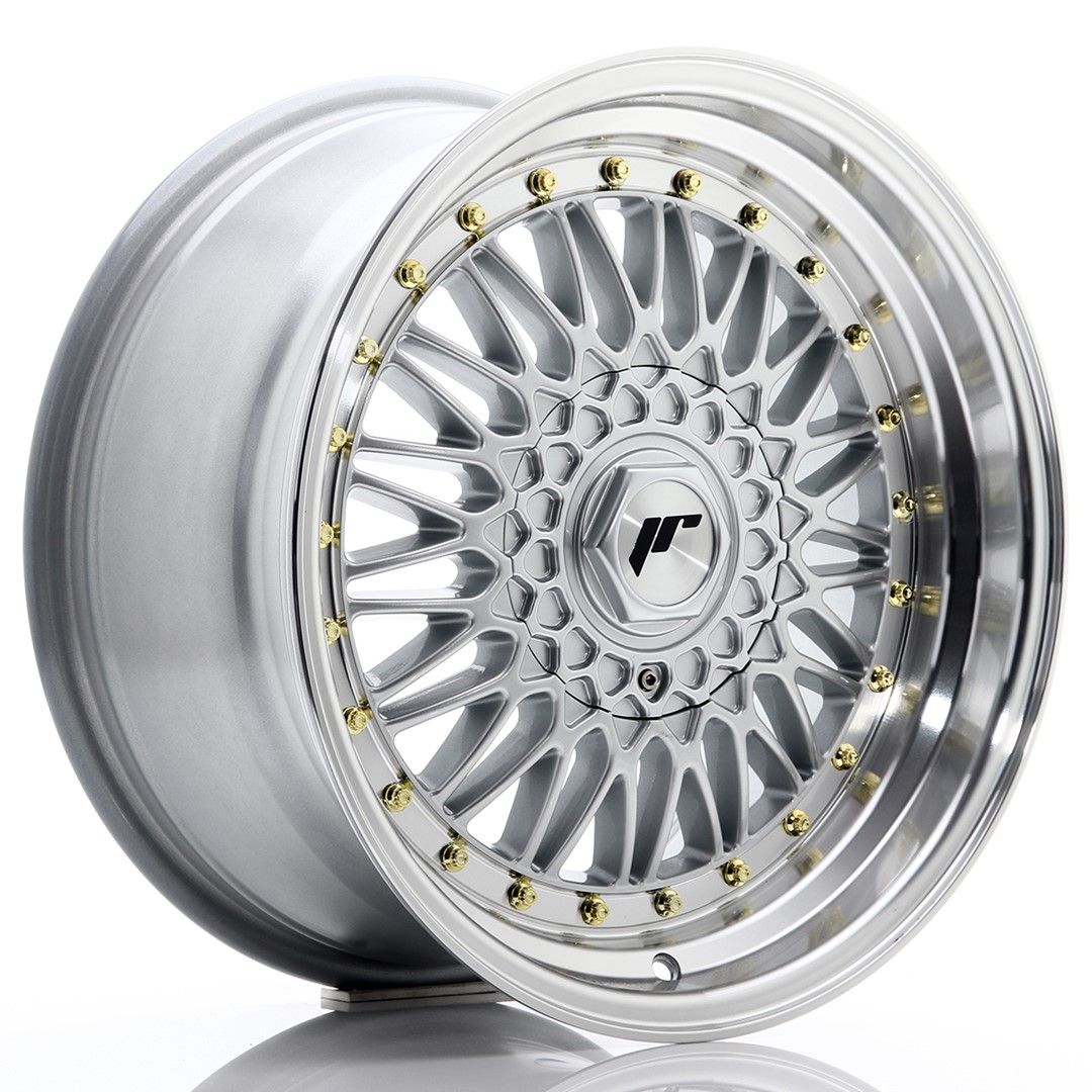 Image of JR-Wheels JR9 Velgen 17 Inch 8.5J ET20 4x100,4x114.3 Silver Machined Lip