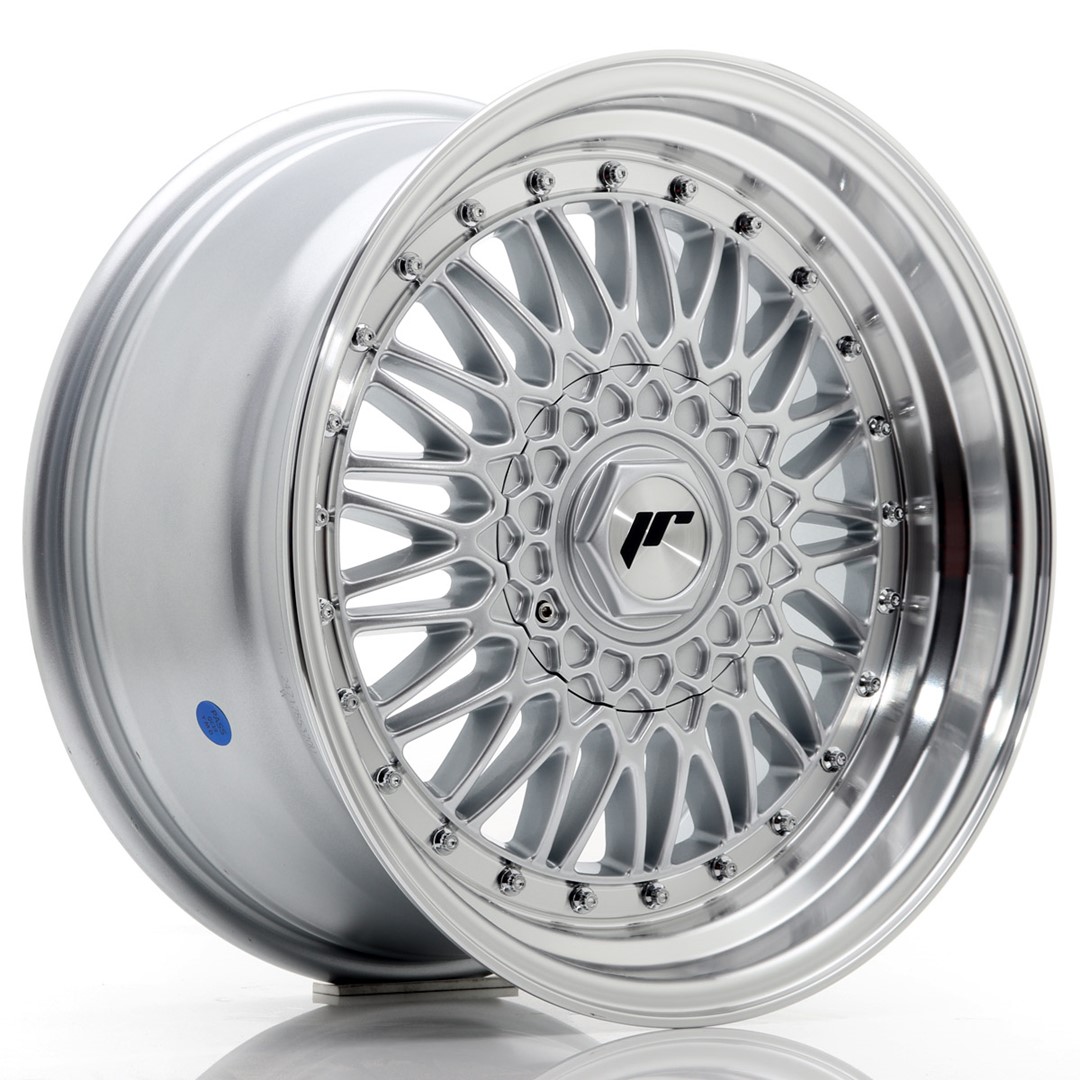 Image of JR-Wheels JR9 Velgen 17 Inch 8.5J ET20-35 Custom PCD Silver Machined Lip