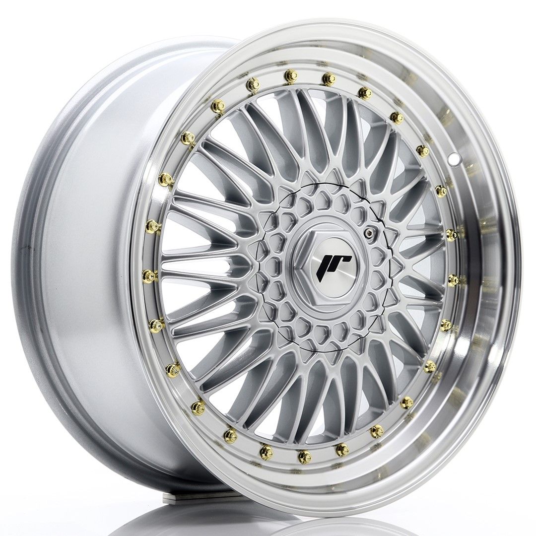 Image of JR-Wheels JR9 Velgen 18 Inch 8J ET40 5x112,5x114.3 Silver Machined Lip