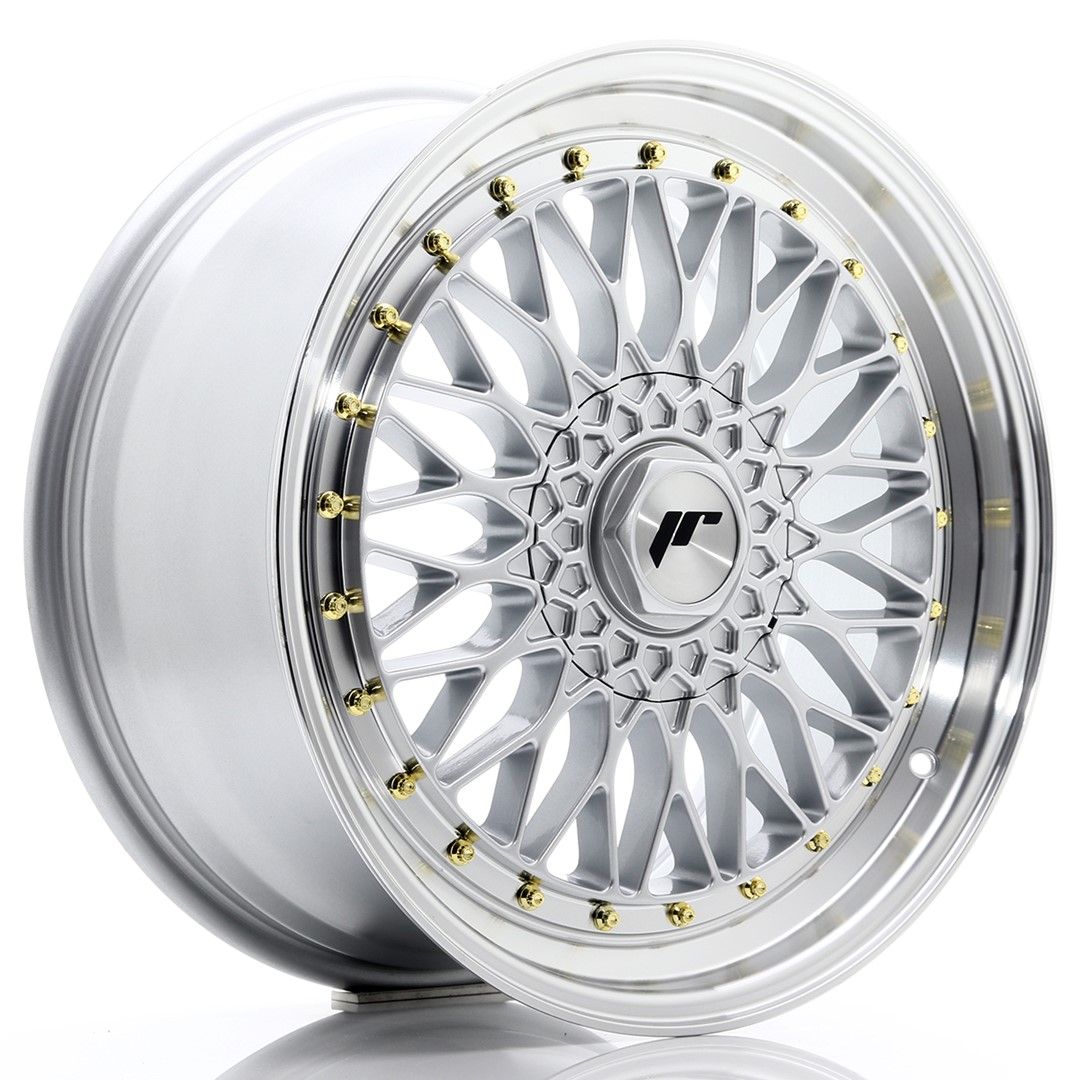 Image of JR-Wheels JR9 Velgen 19 Inch 8.5J ET35 Custom PCD Silver Machined Lip