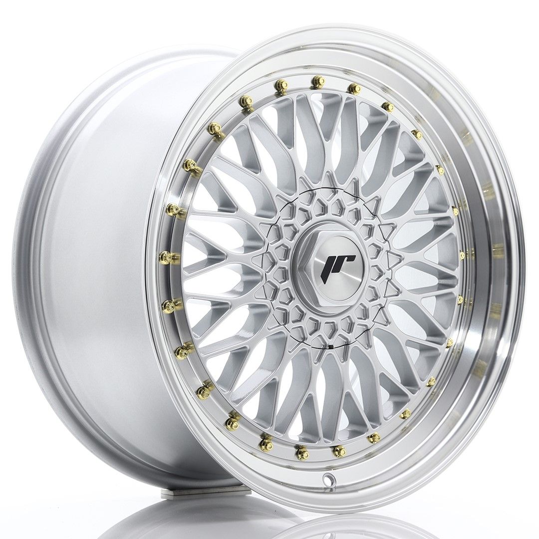 Image of JR-Wheels JR9 Velgen 19 Inch 9.5J ET35 Custom PCD Silver Machined Lip