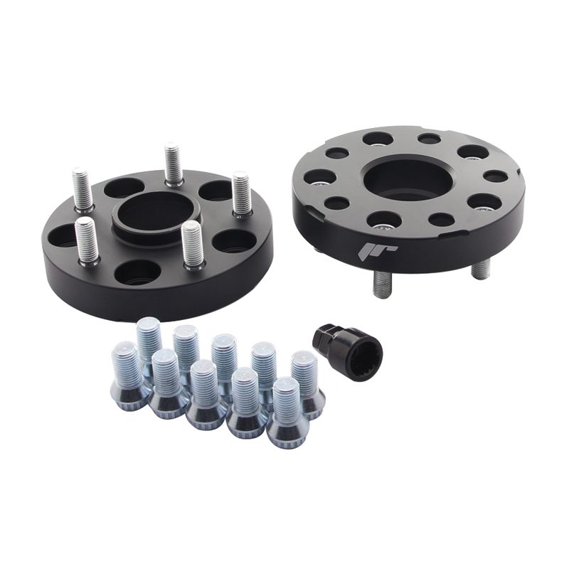Image of JR-Wheels Spoorverbreders JRWA1 Zwart Aluminium