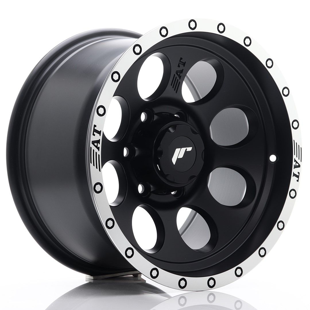 Image of JR-Wheels JRX4 Velgen 16 Inch 9J ET-10 6x114.3 Flat Black Machined Lip