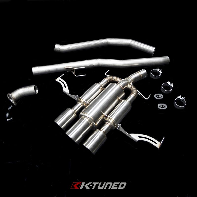 Image of K-Tuned Cat-back Uitlaatsysteem 76mm Roestvrij Staal Honda Civic