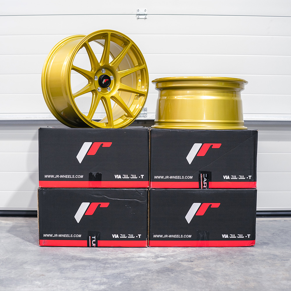 Image of JR-Wheels JR11 TWEEDE KANS Velgen 18 Inch 8.5J ET40 5x100 Gold