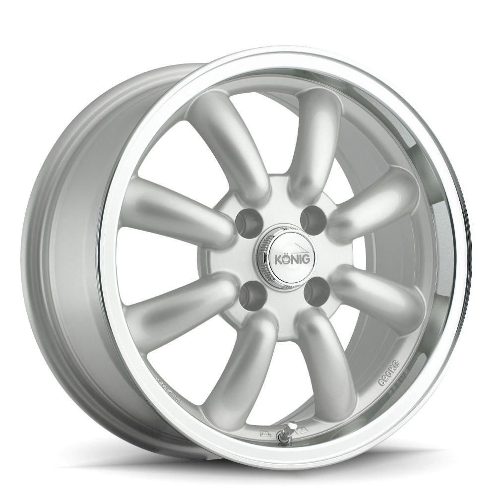 Image of König Rewind Velgen 16 Inch 7J ET0 4x114.3 Gegoten Silver