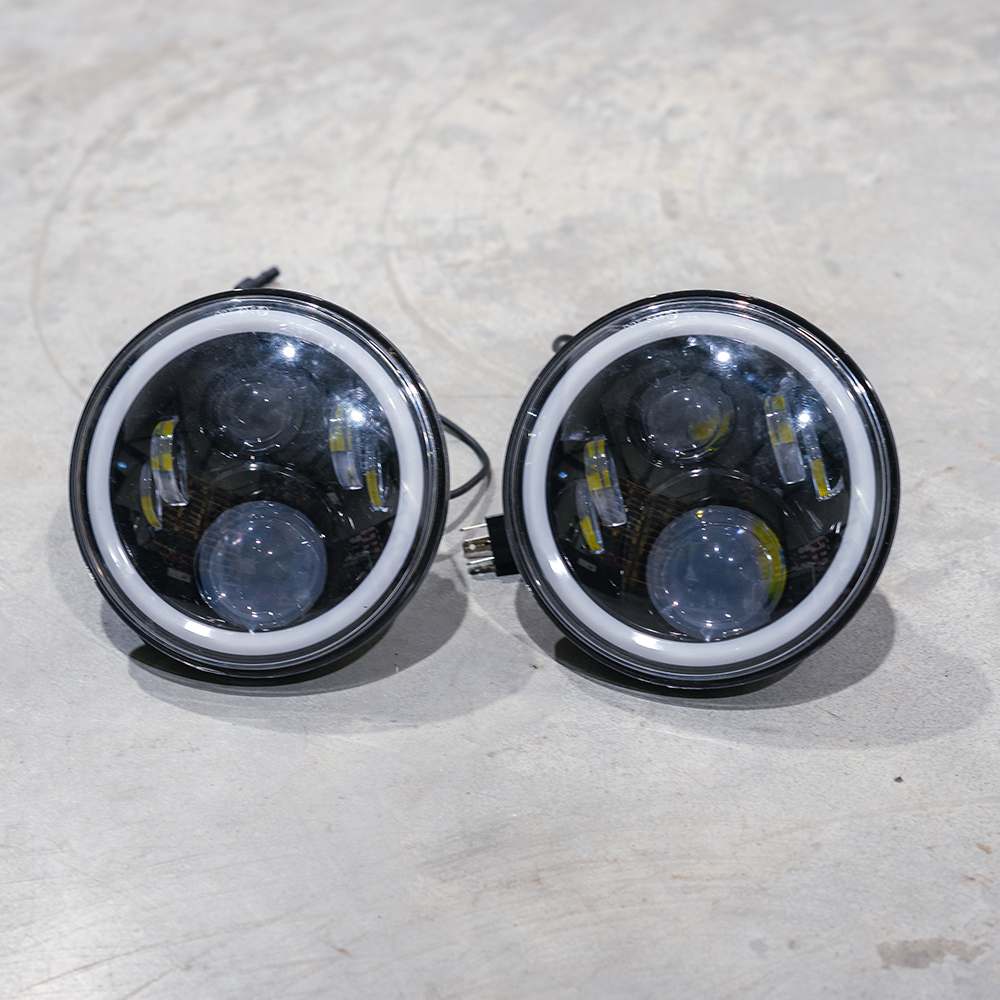 Image of SK-Import Voor Koplampen RGB Halo werken niet TWEEDE KANS 7 Inch Jeep, Mazda