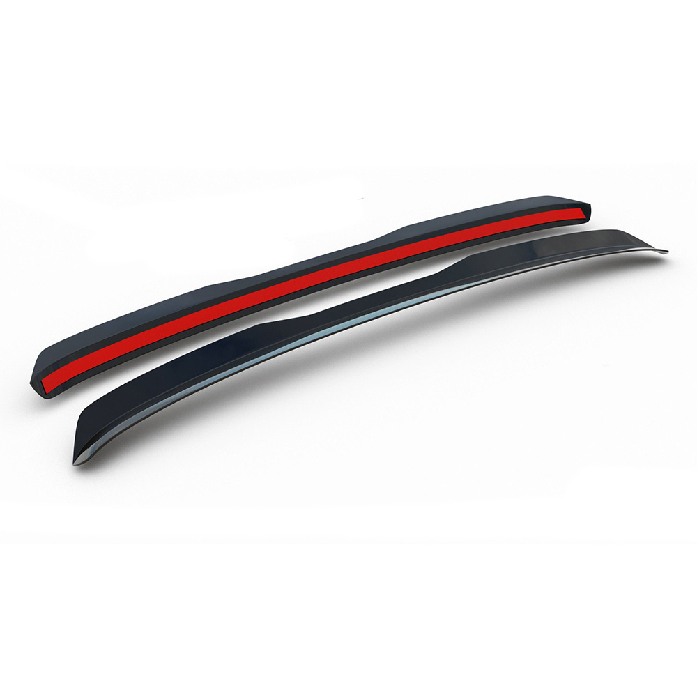 Image of Maxton Achter Spoiler Verlengstuk Glanzend Zwart ABS Plastic Audi A3