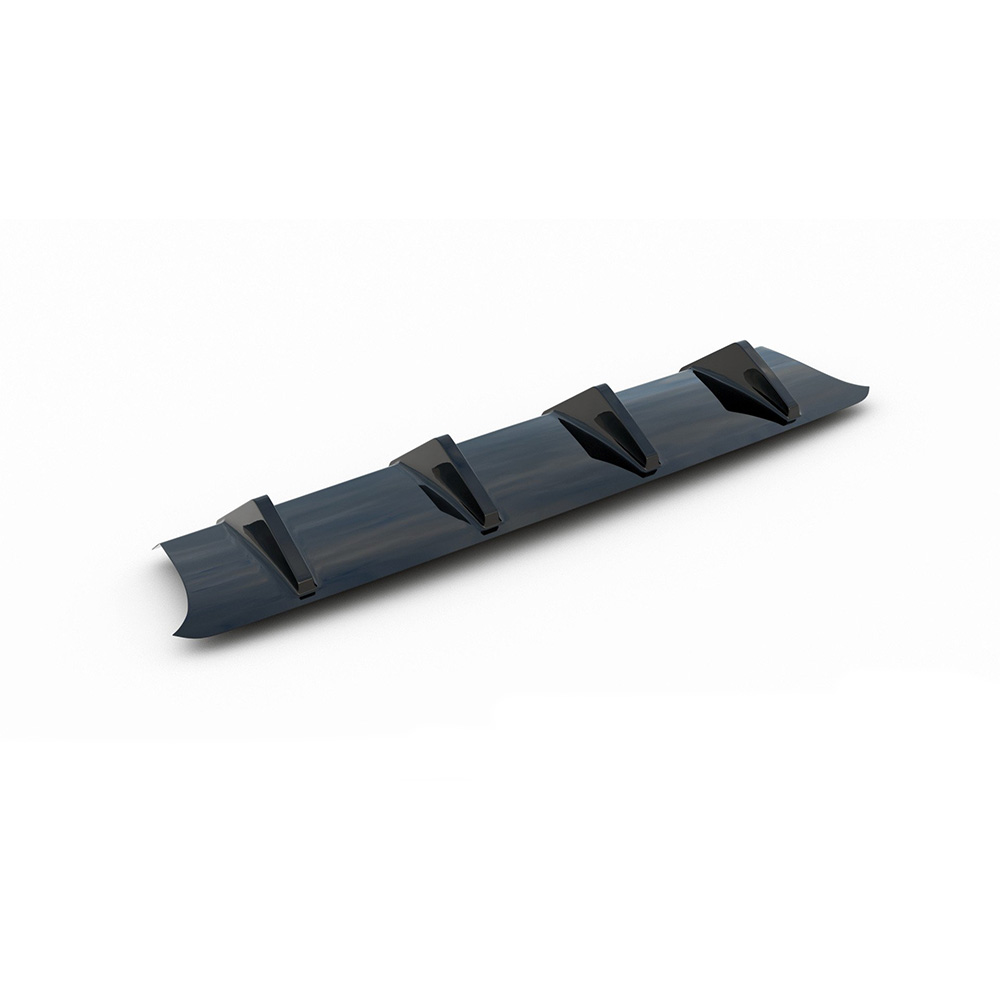 Image of Maxton Achter Diffuser Glanzend Zwart ABS Plastic Audi S3 Facelift