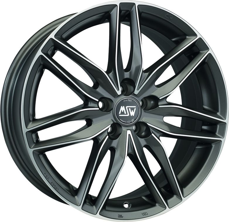 Image of MSW MSW 24 Velgen 17 Inch 8J ET35 5x112 Gun Metal Machined