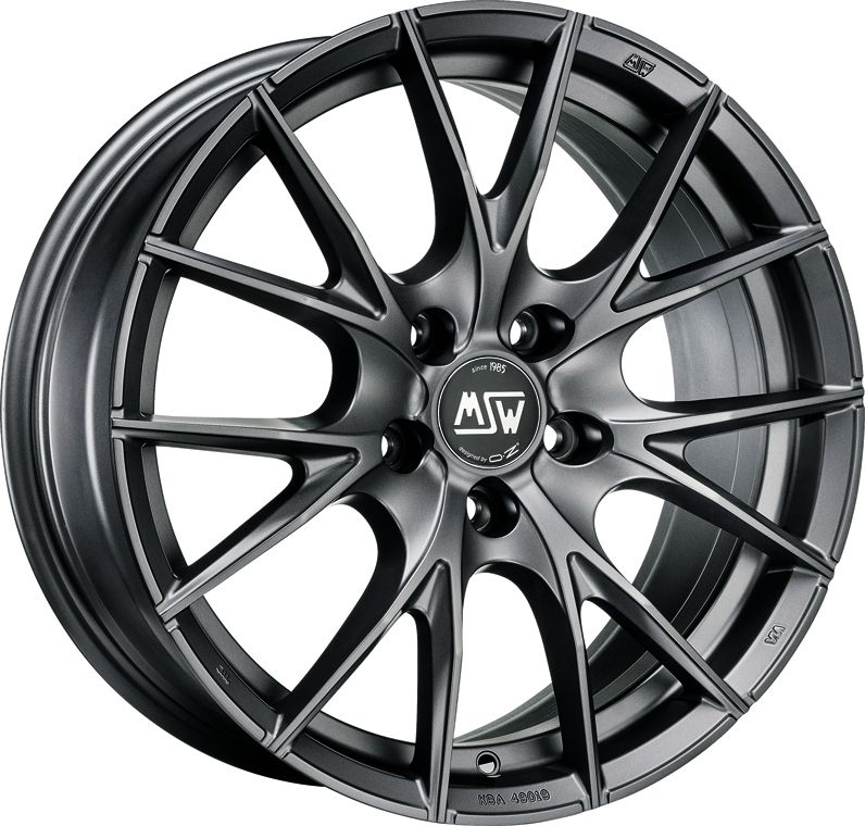 Image of MSW MSW 25 Velgen 19 Inch 9J ET39 5x120 Flat Titanium Tech