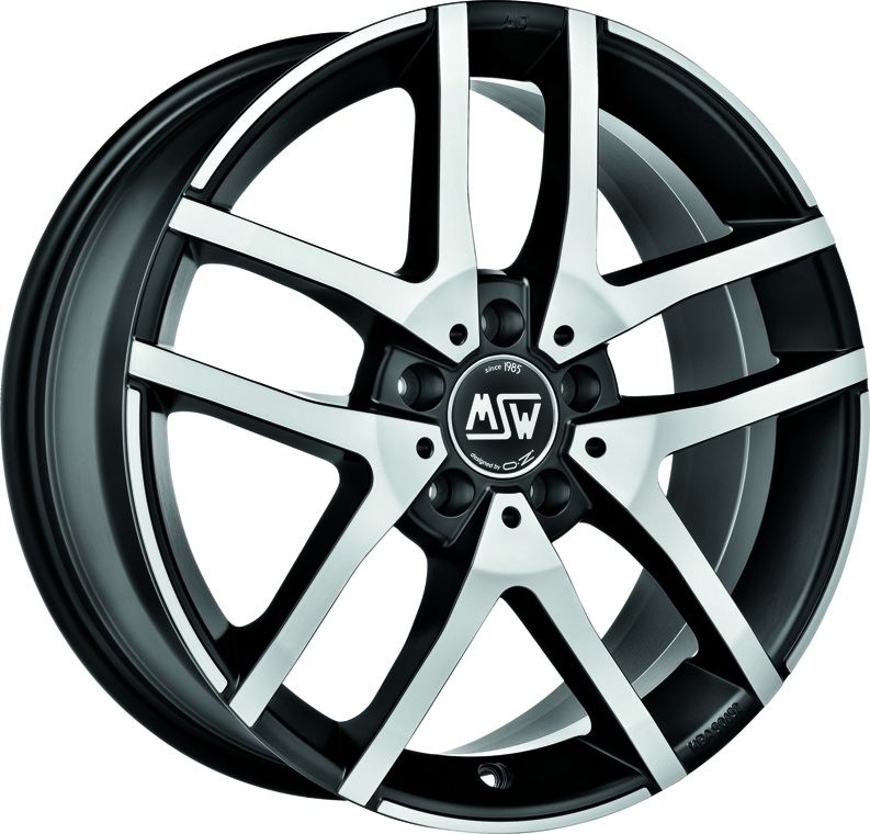 Image of MSW MSW 28 Velgen 17 Inch 7J ET45 5x112 Flat Black Machined