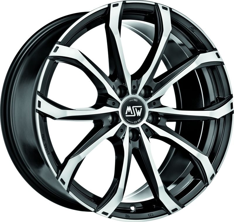 Image of MSW MSW 48 Velgen 19 Inch 8J ET50 5x114.3 Gloss Black Machined