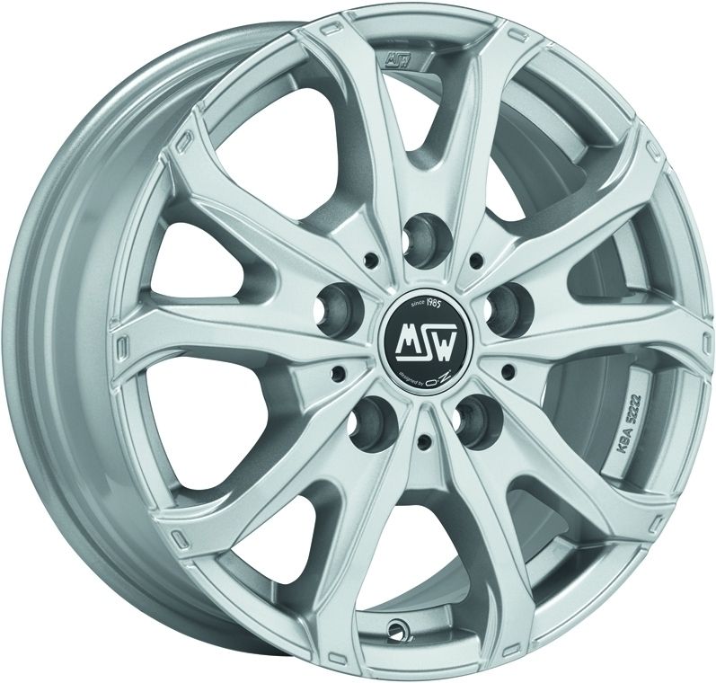 Image of MSW MSW 48 Velgen 16 Inch 6.5J ET60 5x160 Zilver