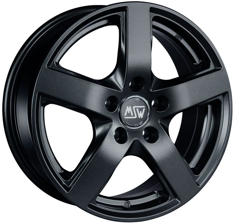 Image of MSW MSW 55 Velgen 16 Inch 6.5J ET50 5x112 Flat Dark Grey