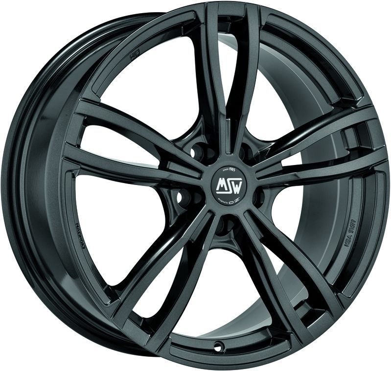 Image of MSW MSW 73 Velgen 19 Inch 8J ET35 5x120 Gloss Dark Grey