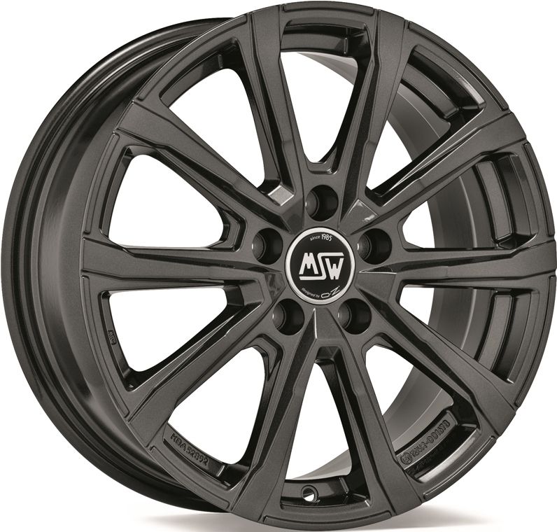 Image of MSW MSW 79 Velgen 17 Inch 7J ET45 5x114.3 Gloss Dark Grey