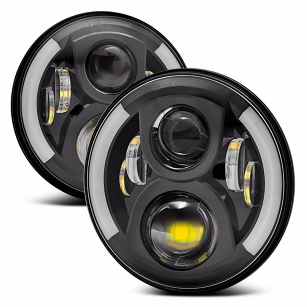 Image of SK-Import Voor Koplampen LED 7 Inch Jeep, Mazda