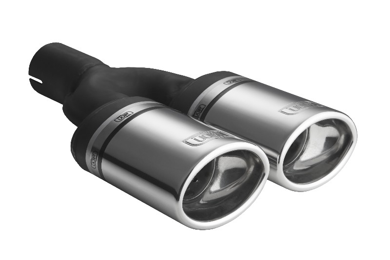Image of Ulter Sport Uitlaat Sierstuk Dual Tip Roestvrij Staal