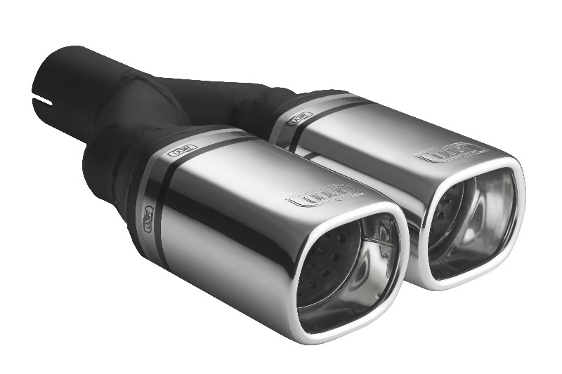 Image of Ulter Sport Uitlaat Sierstuk Dual Tip Roestvrij Staal