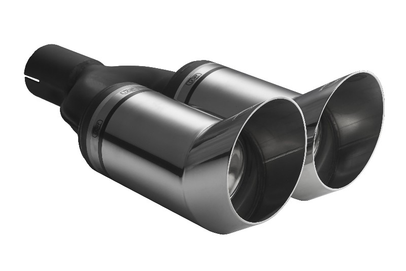 Image of Ulter Sport Uitlaat Sierstuk Dual Tip Roestvrij Staal