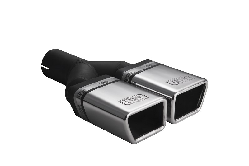 Image of Ulter Sport Uitlaat Sierstuk Dual Tip Roestvrij Staal