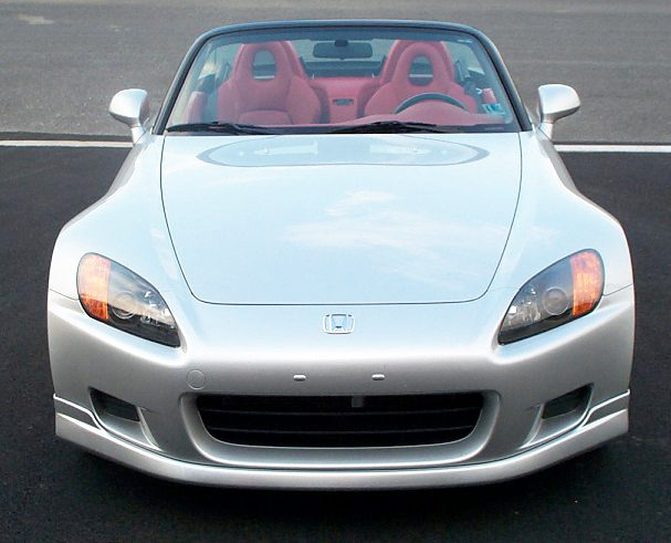 Image of PU Design Voor Bumper Lip OEM Style Zwart Polyurethane Honda S2000 Pre Facelift