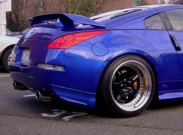 Image of SK-Import Achter Bumper Lip Nismo Style Polyester Nissan 350Z