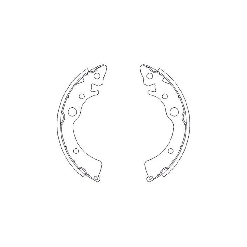 Image of Ashuki Achter Remschoenen OEM Honda Civic,Del Sol