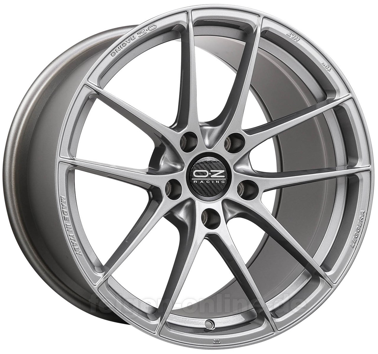 Image of OZ-Racing Leggera HLT Velgen 19 Inch 9.5J ET51 5x120 Flow Form Grigio Corsa Bright