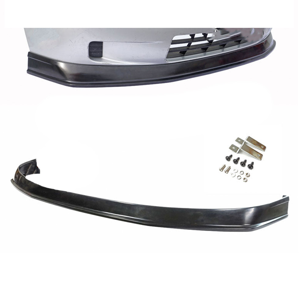 Image of PU Design Voor Bumper Lip JB Style Zwart Polyurethane Honda Civic