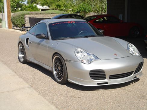 Image of PU Design Voor Bumper Lip OEM Style Zwart Polyurethane Porsche 911