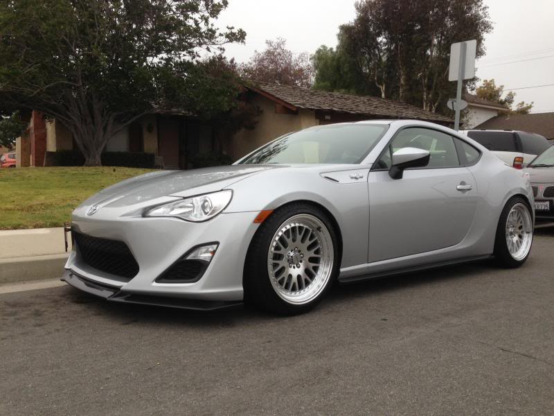 Image of PU Design Side Skirts CS Style Bottom Line Zwart Polyurethane Subaru,Toyota Pre Facelift