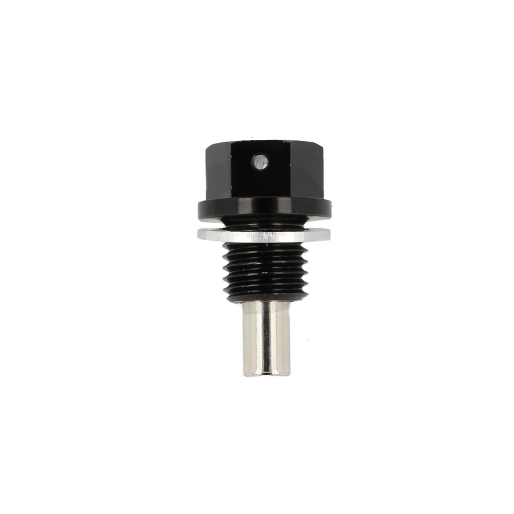 Image of QSP Magnetische Olie Afvoer Bout Zwart Aluminium