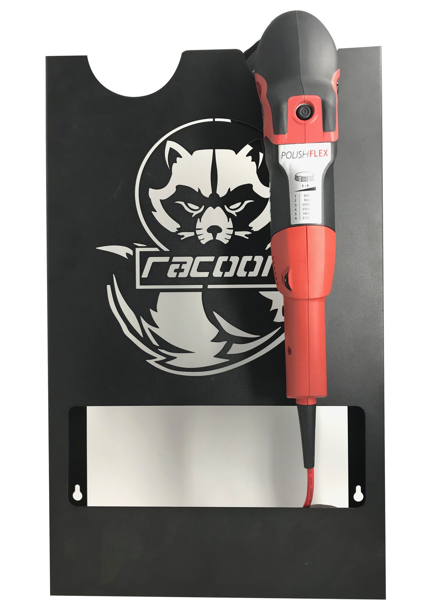 Image of Racoon Polisher Holder Zwart - Wit