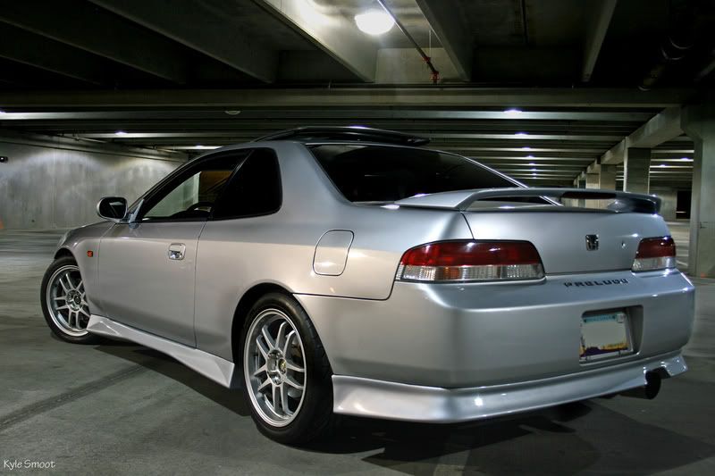 Image of PU Design Achter Bumper Lip OEM Style Zwart Polyurethane Honda Prelude
