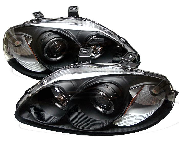 Image of Sonar Koplampen Angel Eyes Black Housing H1 Honda Civic Pre-Facelift 1996-1998