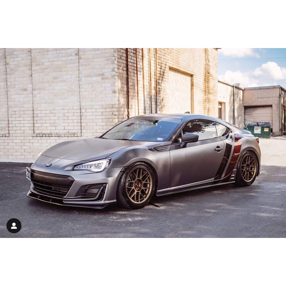 Image of PU Design Voor Bumper Lip MPX Style Zwart Polyurethane Subaru BRZ Facelift
