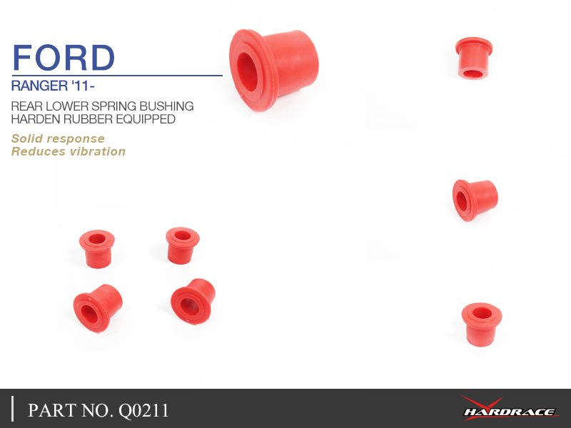 Image of Hardrace Achter Rubbers Ford Ranger